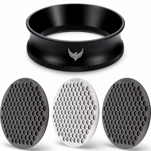 58mm Espresso Tool Kit Coffee Dosing Funnel and Puck, product photograph