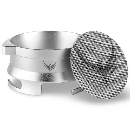 54mm Dosing Funnel Espresso Puck Screen Set Grinder, product photograph