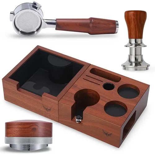 54mm Rosewood Breville Espresso Machine Accessories Kit, product photograph