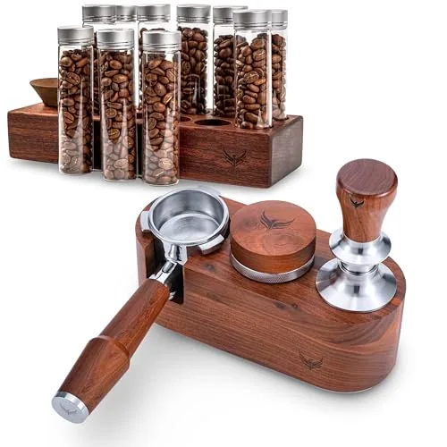 54mm Rosewood Breville Espresso Tools Kit, product photograph